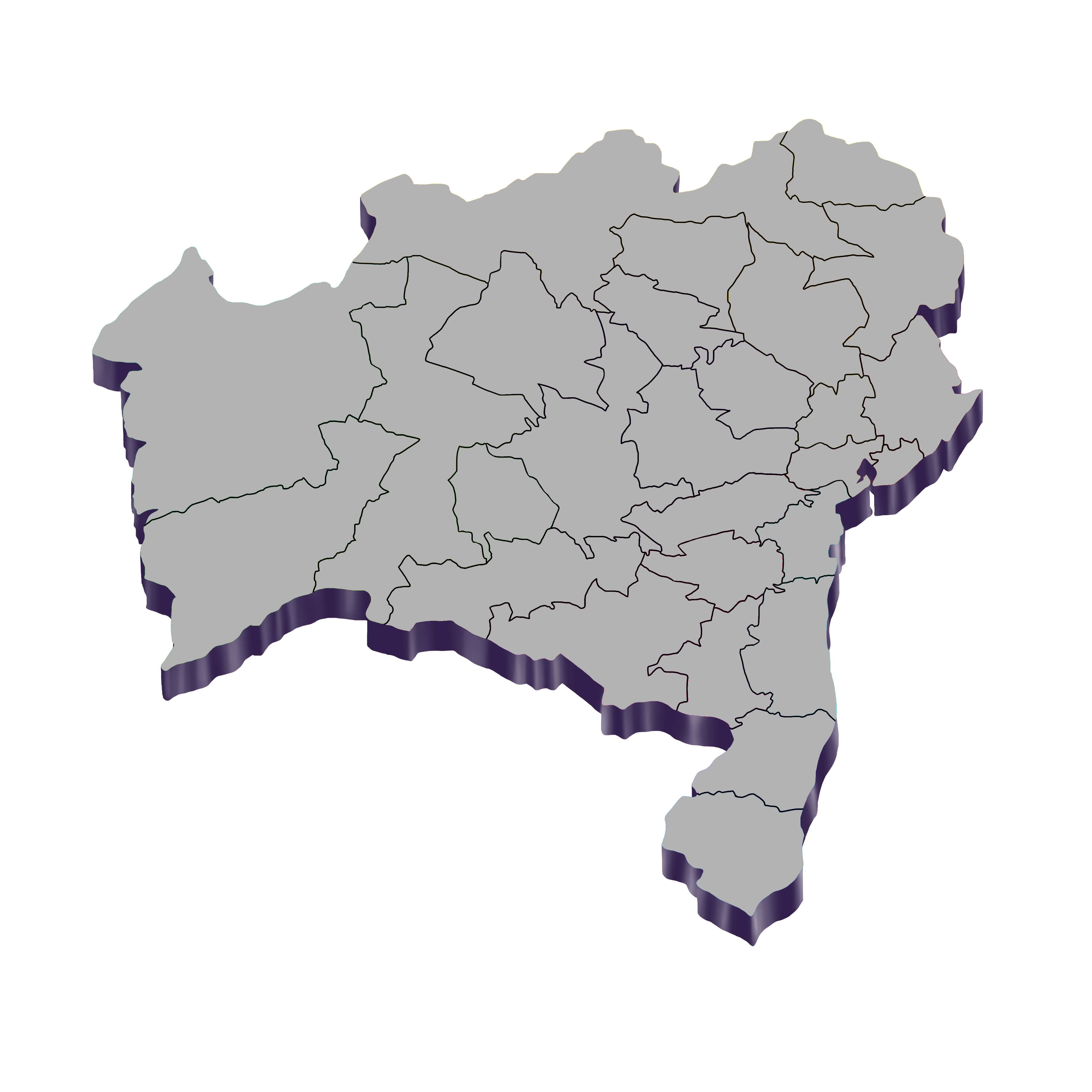 Mapa da Bahia